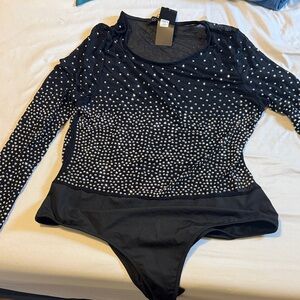 Black and Silver Kids One Piece 3XL